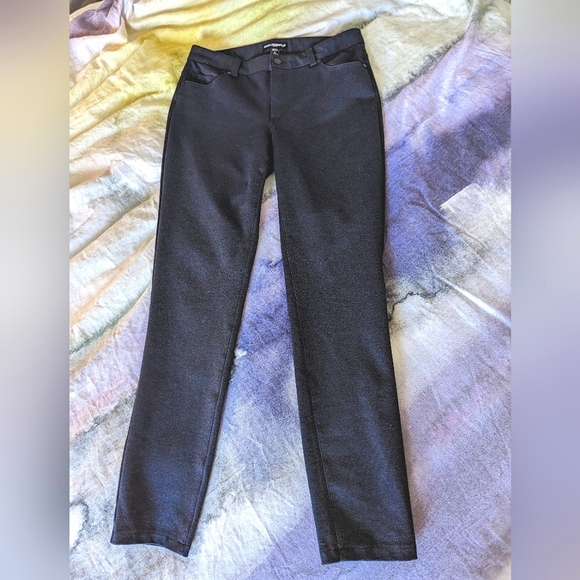 Karl Lagerfeld Paris Navy Blue Stretch Mid Rise Skinny - Picture 2 of 6